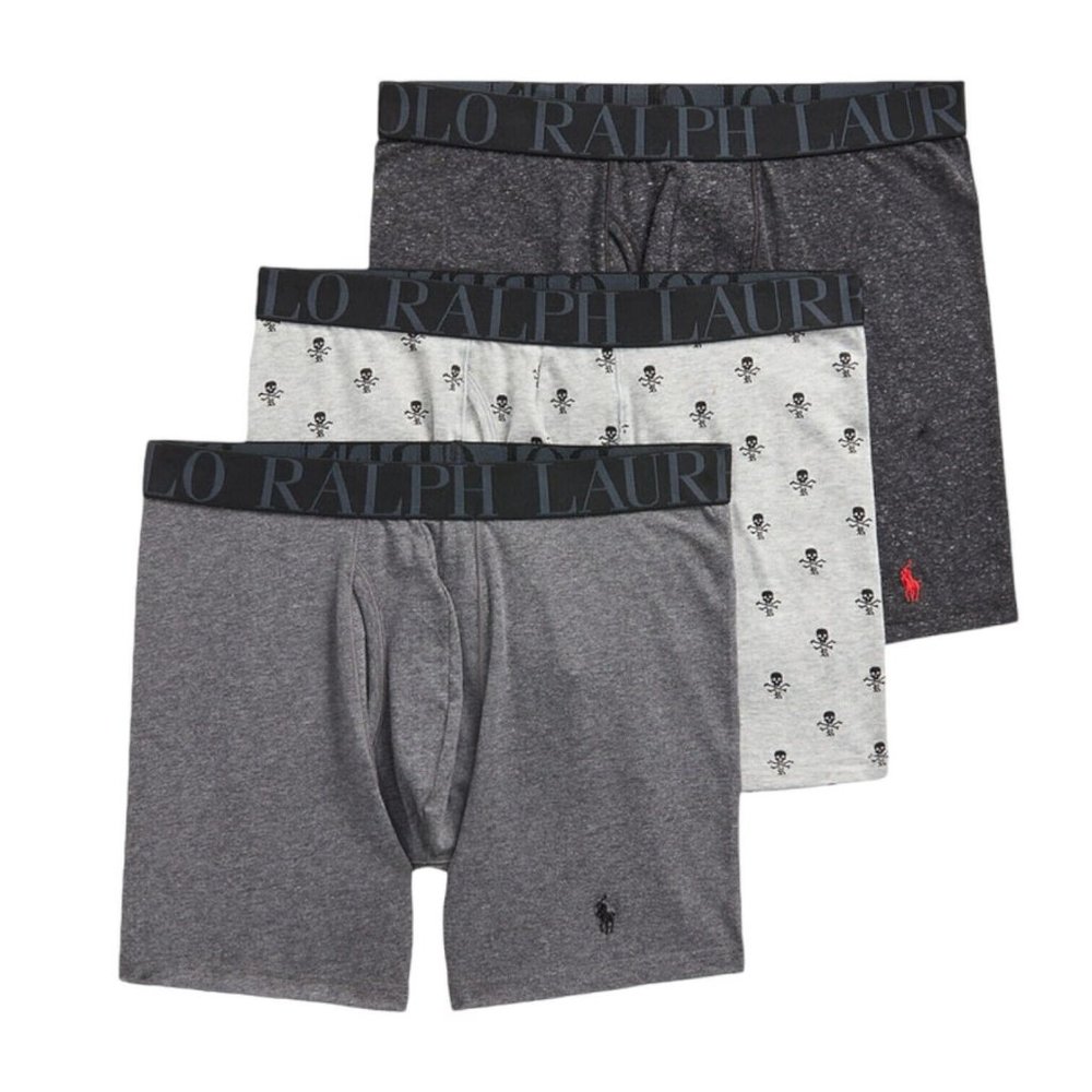 POLO Ralph Lauren Boxer Briefs Underwear 3-Pack Stretch Classic Fit